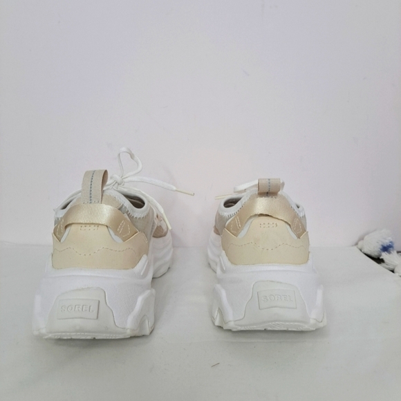 Sorel kinetic breakthru tech lace sneaker chalk white 7.5 NWOB - Picture 7 of 9